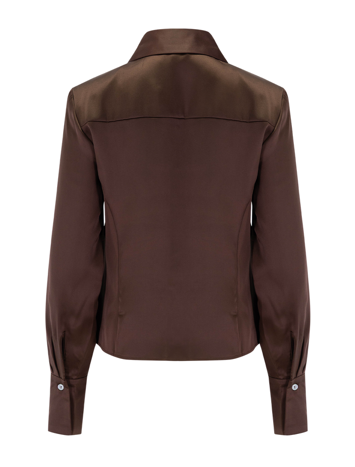 mare top in shaved chocolate