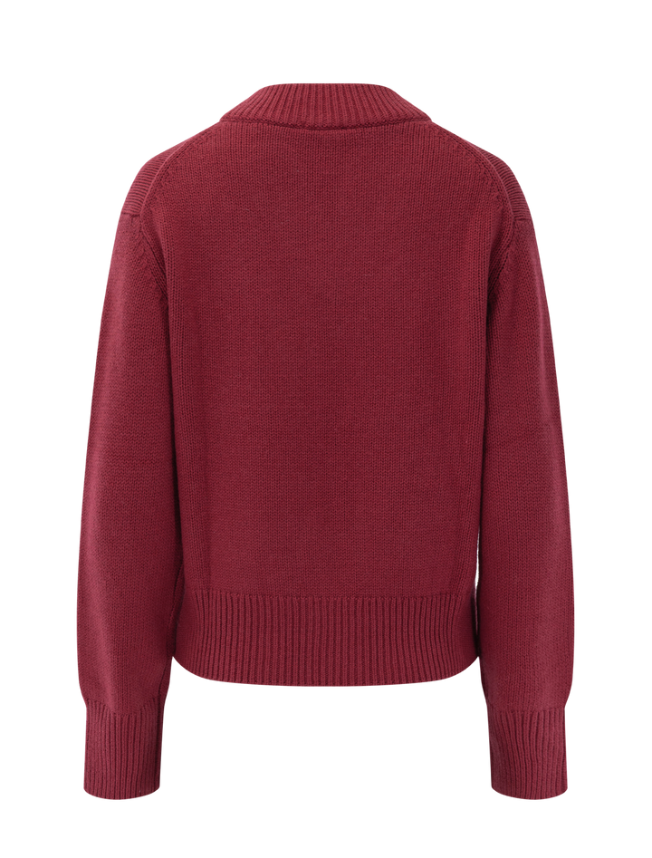 lidya sweater in crimson