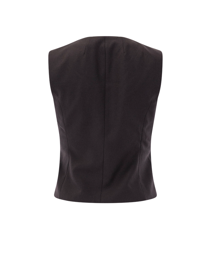 wrap vest in cacao