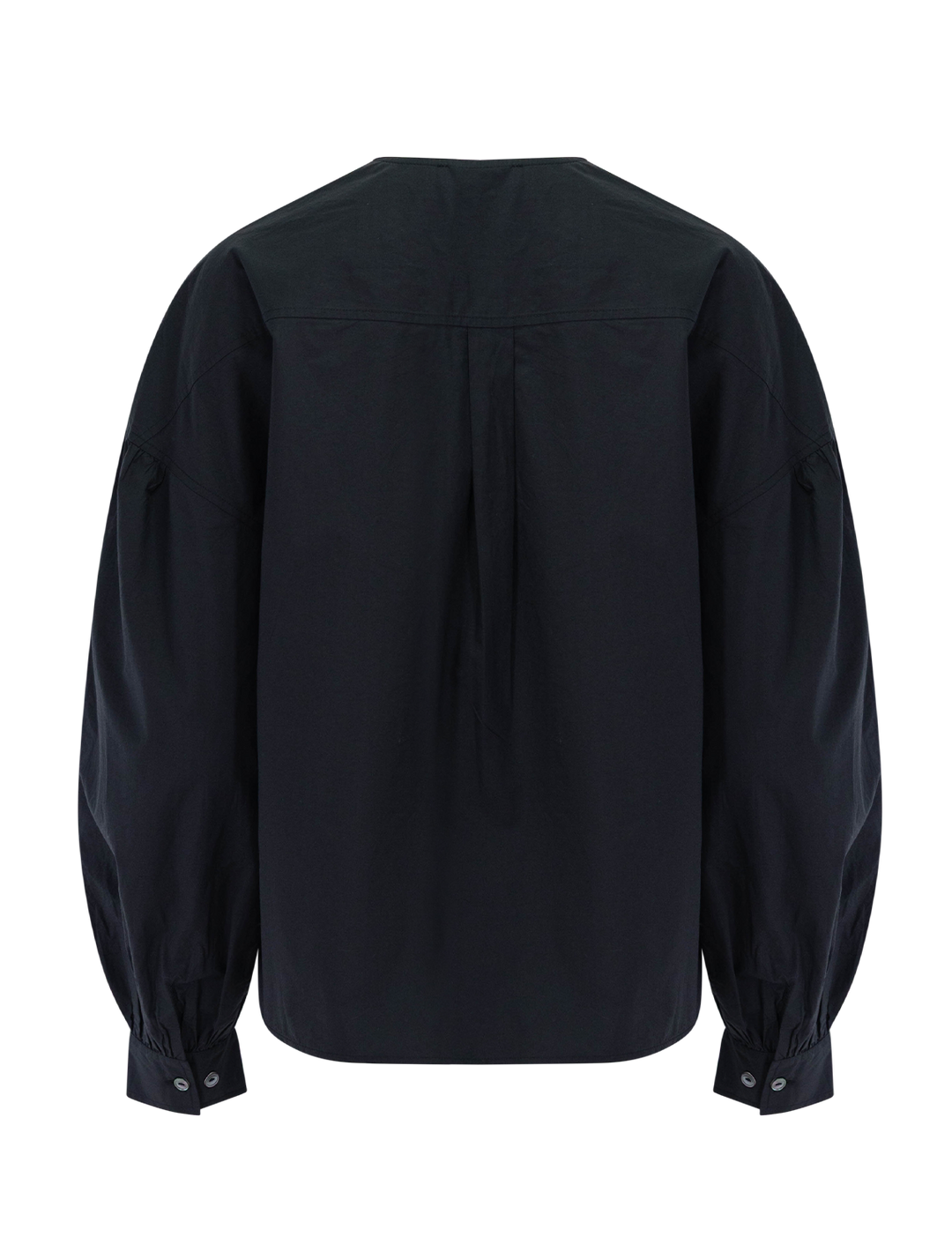 aria cotton top in noir