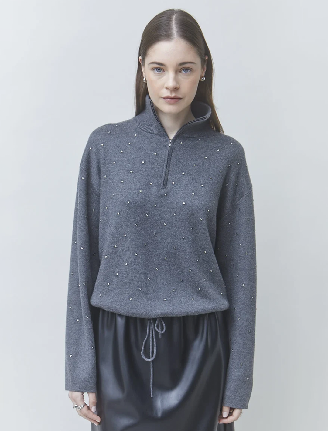 pristo sweater in carbone