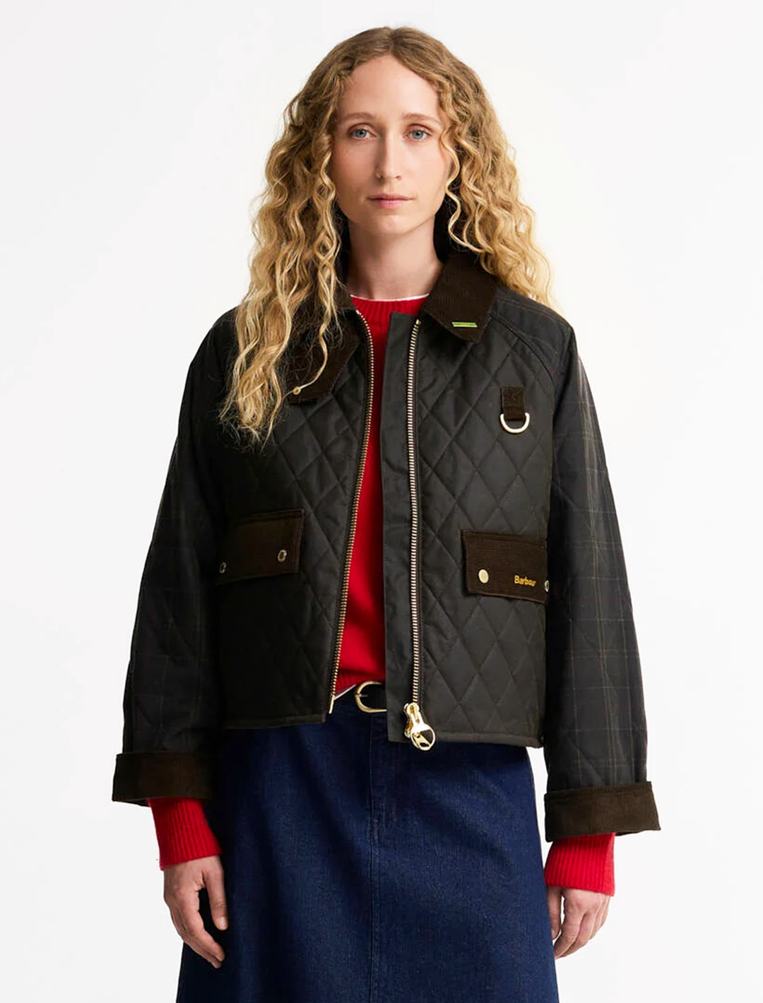 tartan quilted spey wax jacket