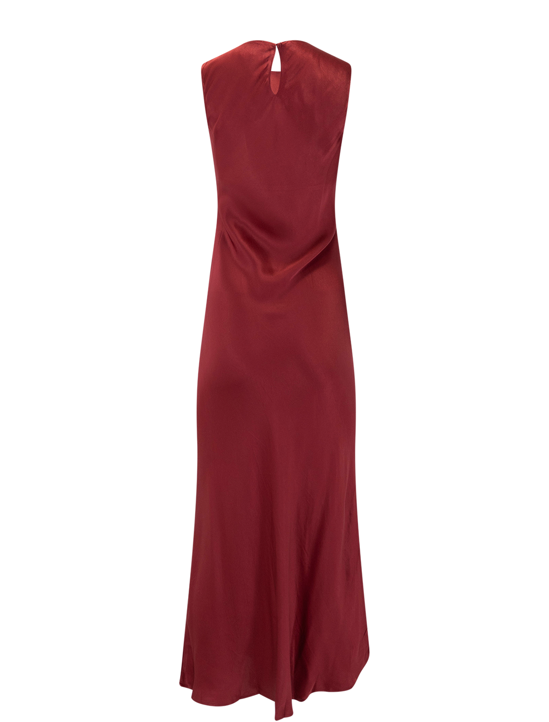 mira dress in crimson