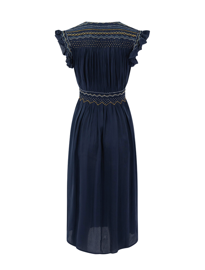 anthonia dress in navy