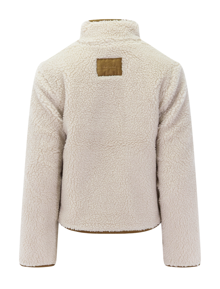elenora fleece jacket in ecru