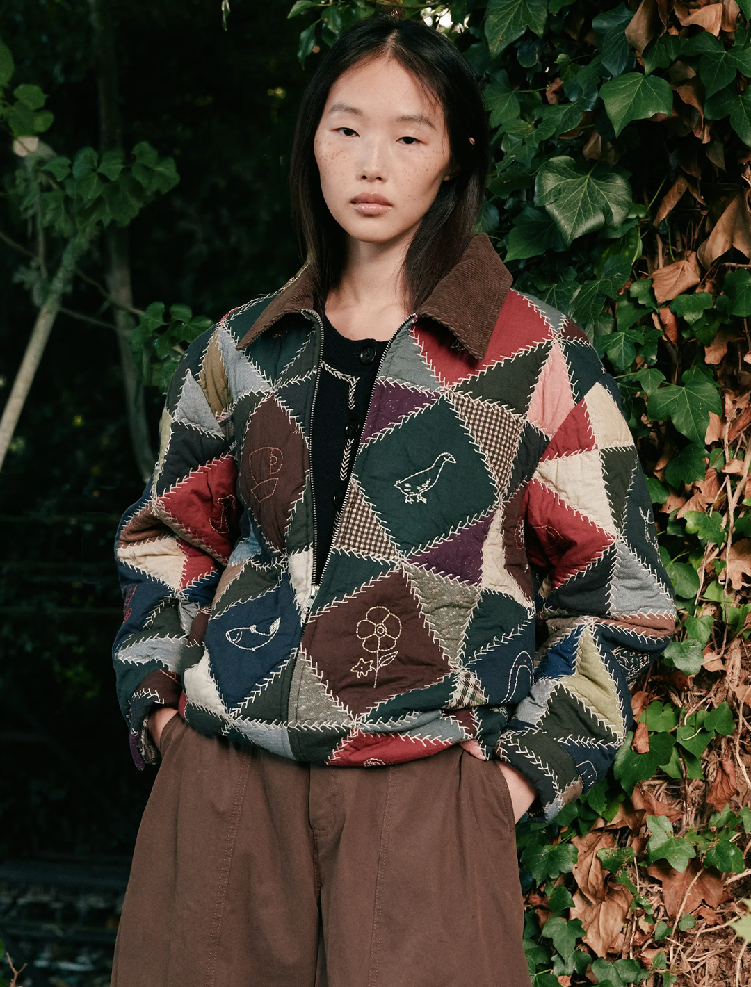 juniper patchwork quilted jacket