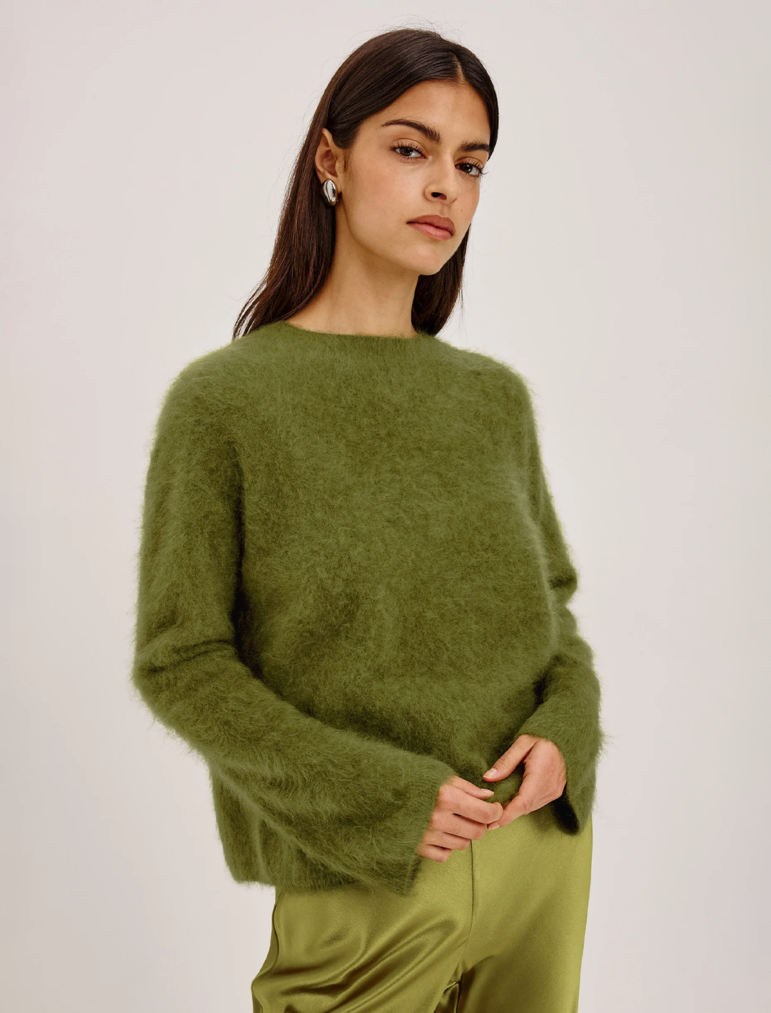 joel sweater in celery