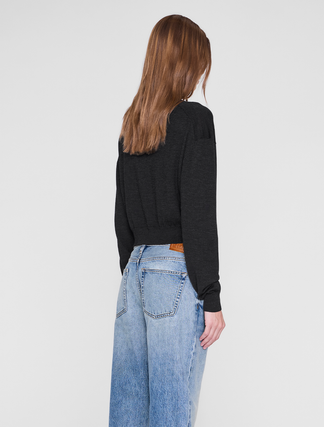 mia sweater in charcoal