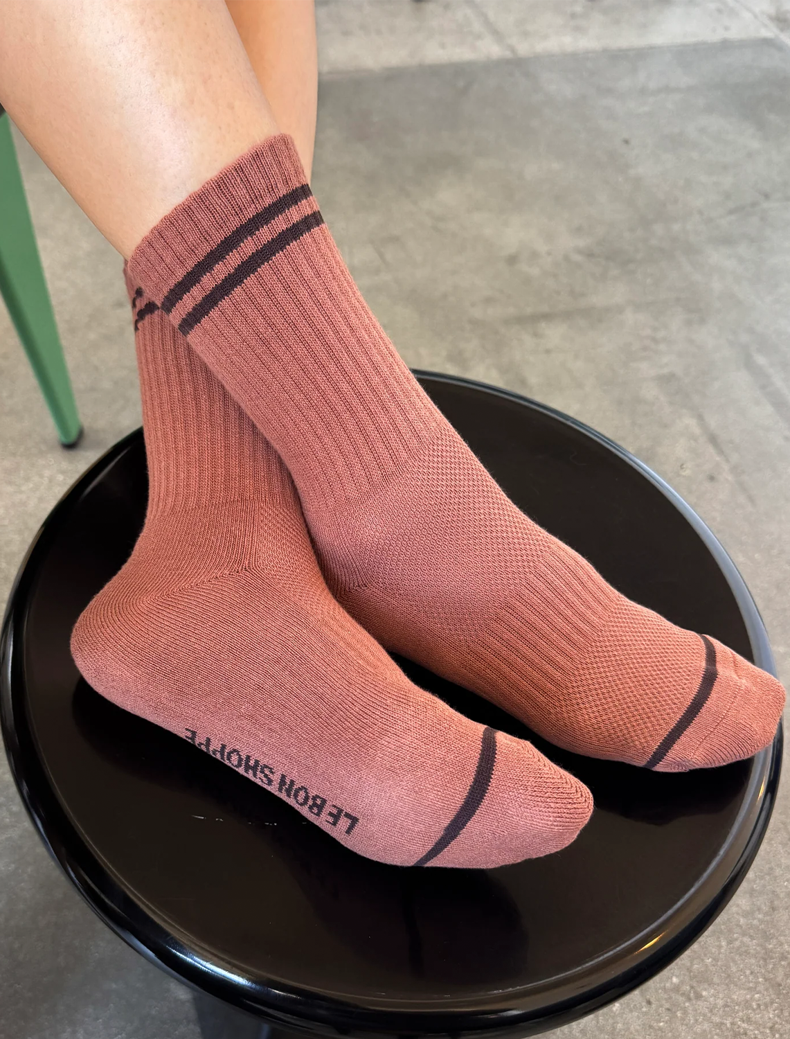 boyfriend socks in clay