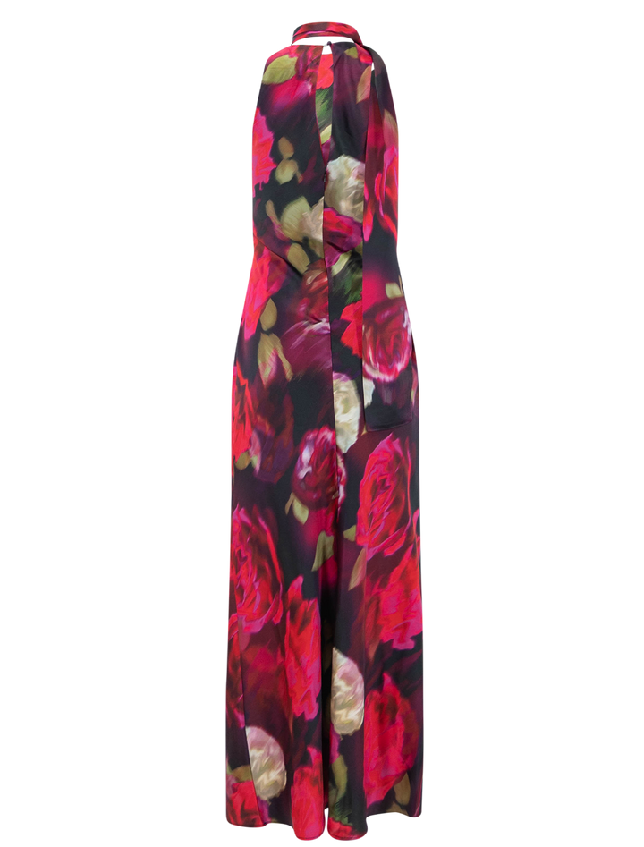 jaiden dress in deco rose print