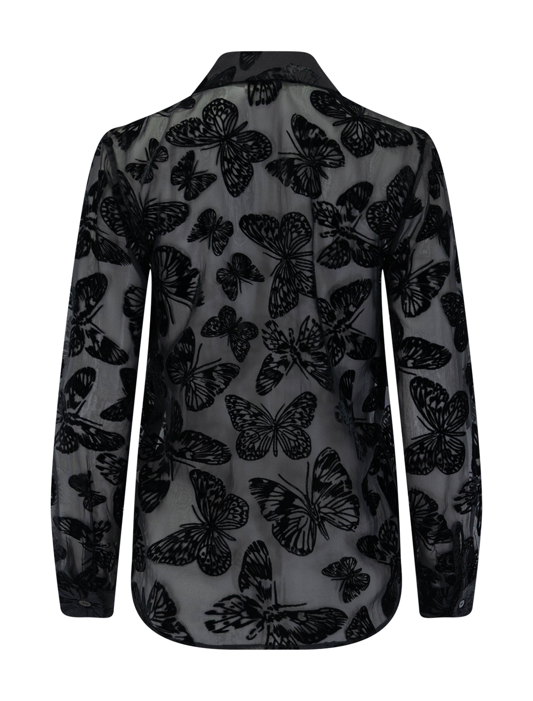 laurent blouse in black butterfly