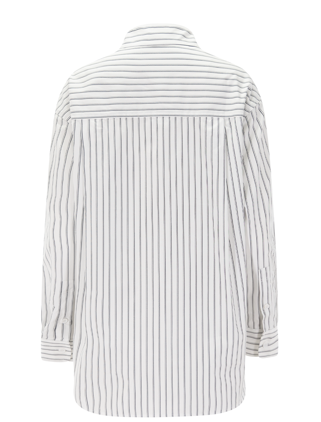 scott shirt in white and black stripe