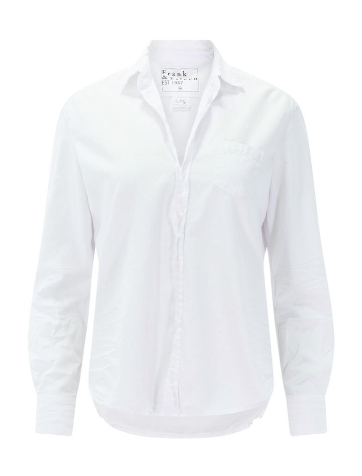 eileen in distressed white denim