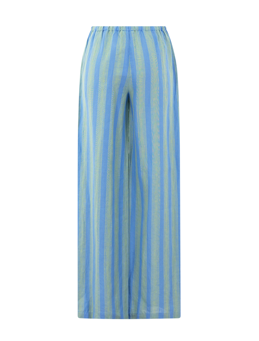 mateo pant in linen seaport stripe