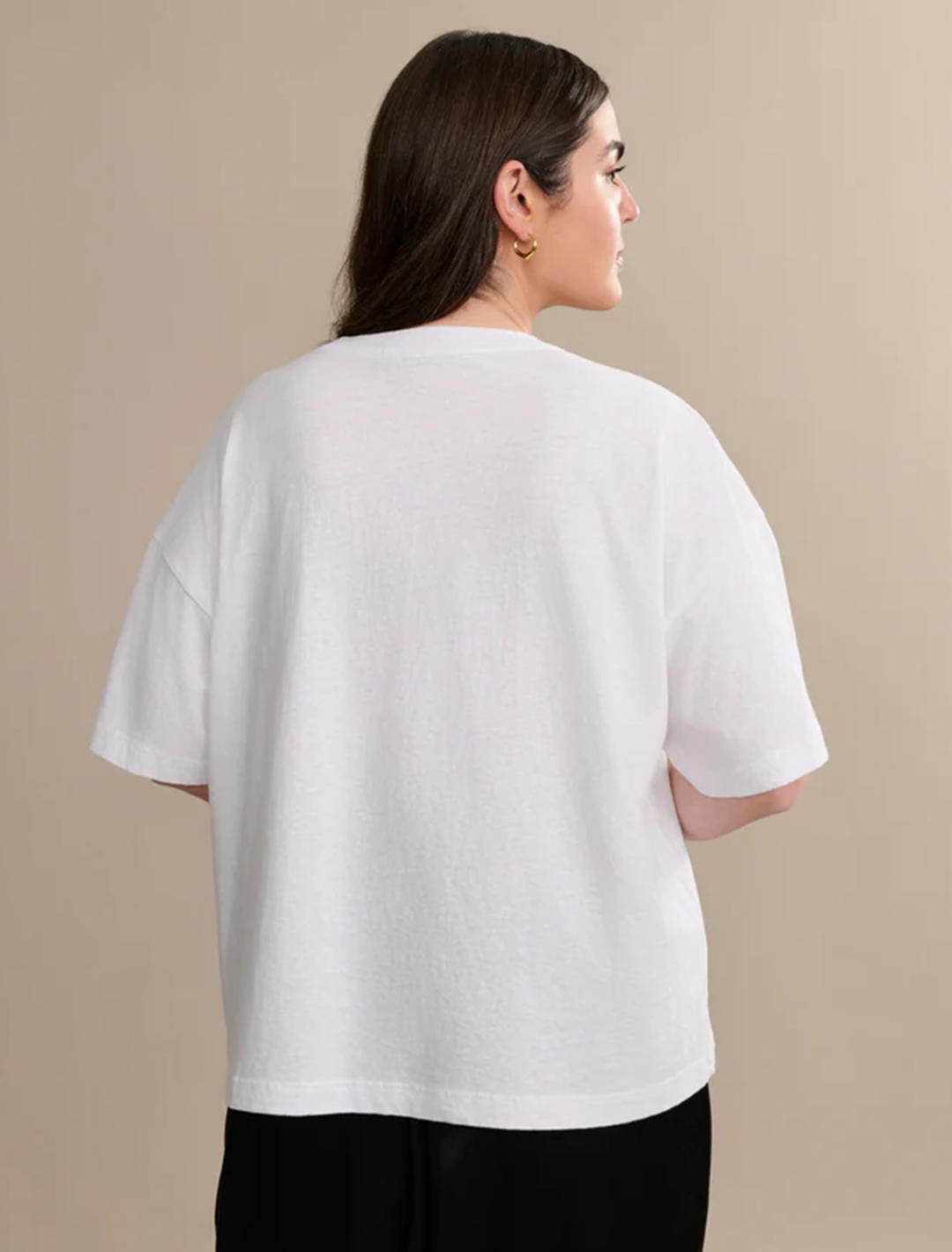 vintage pocket tee in white