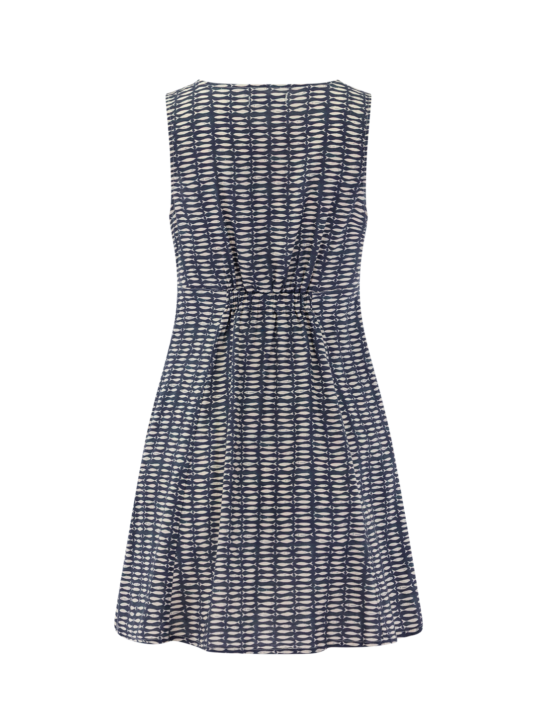 camila in fish print
