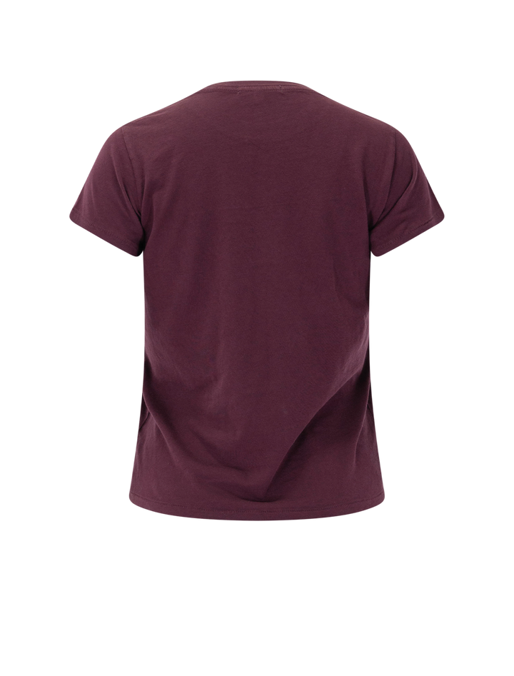 prospect cotton tee in plum