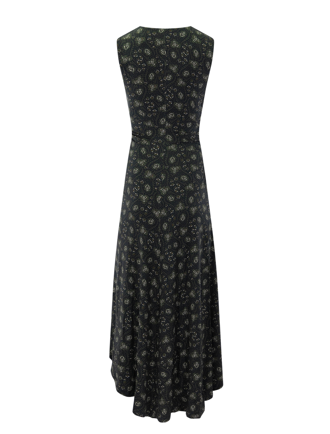 theodora dress in black print