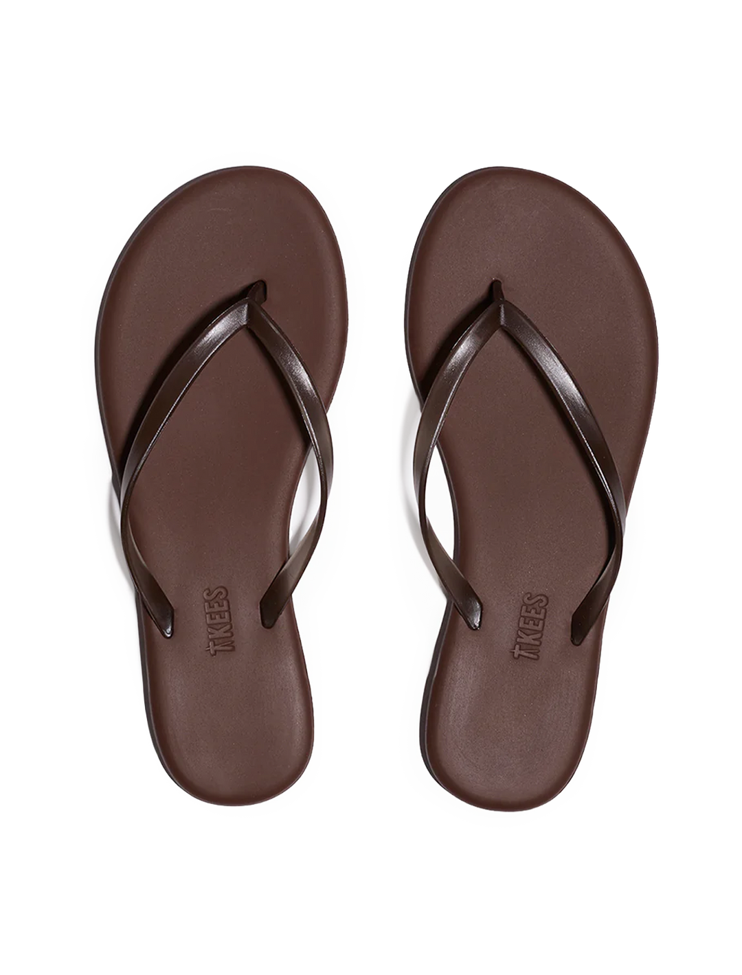 aqua flip flop in brun