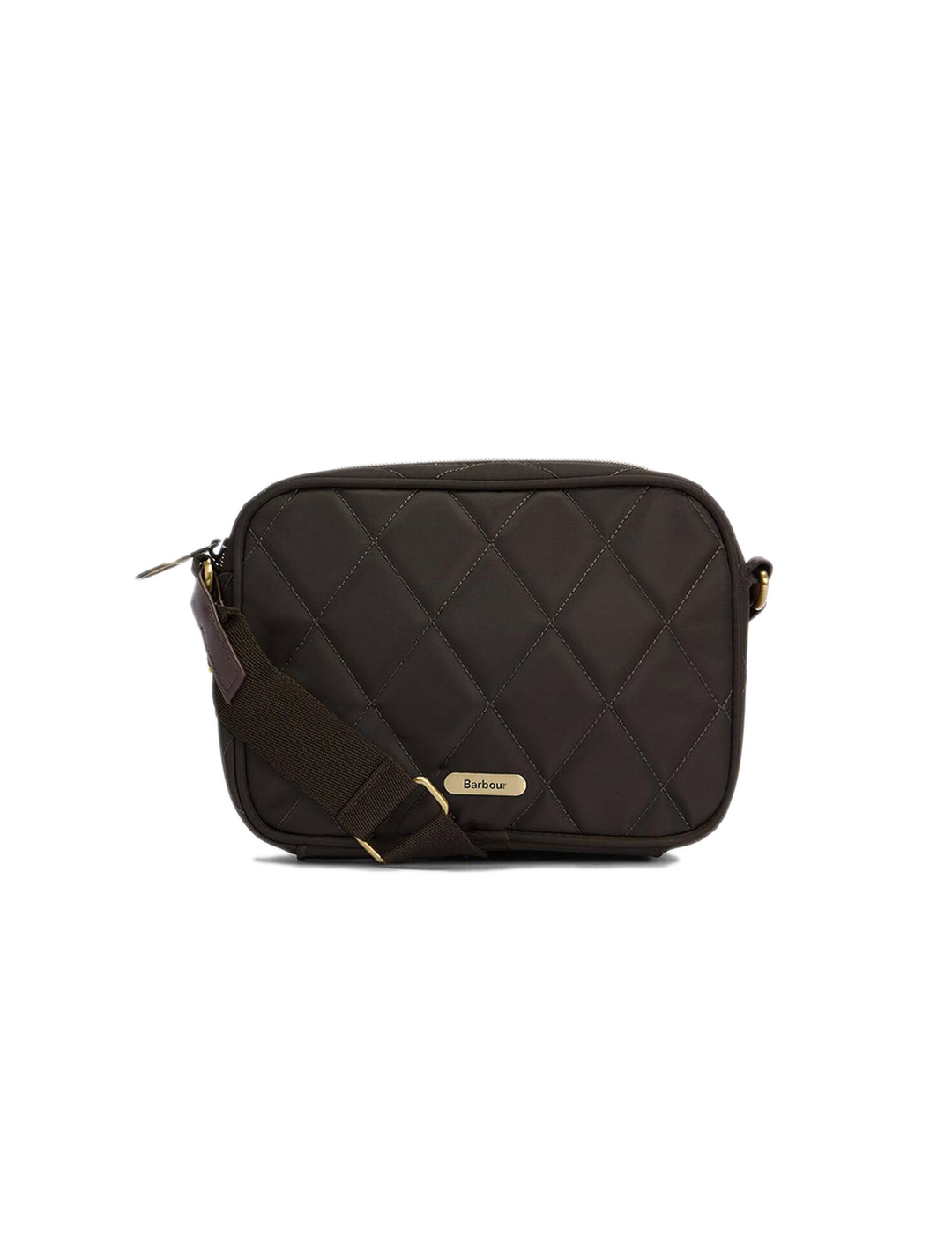 quilted crossbody bag in olive