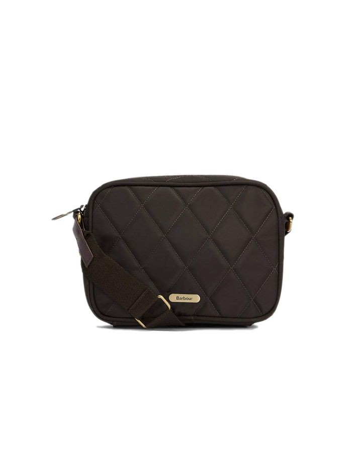 quilted crossbody bag in olive