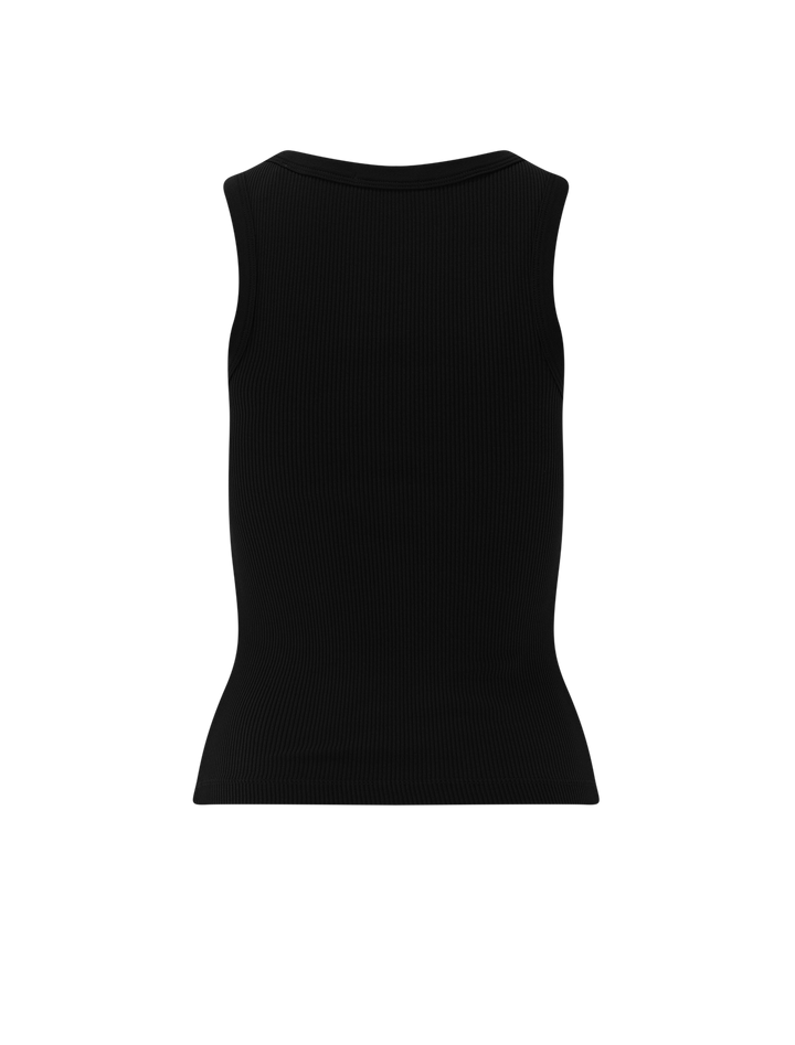poppy tank in black
