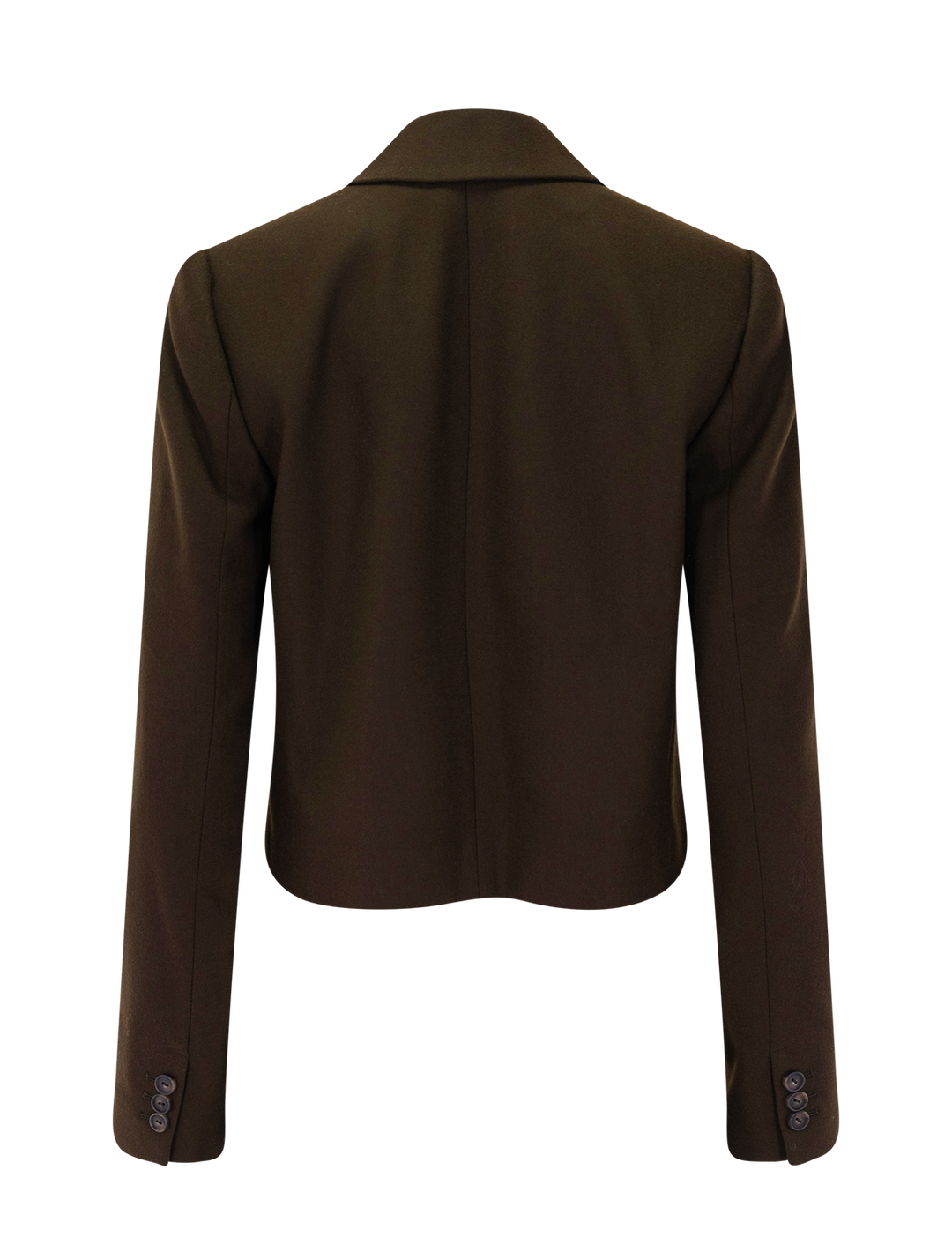 soft flannel wool blazer in pinewood