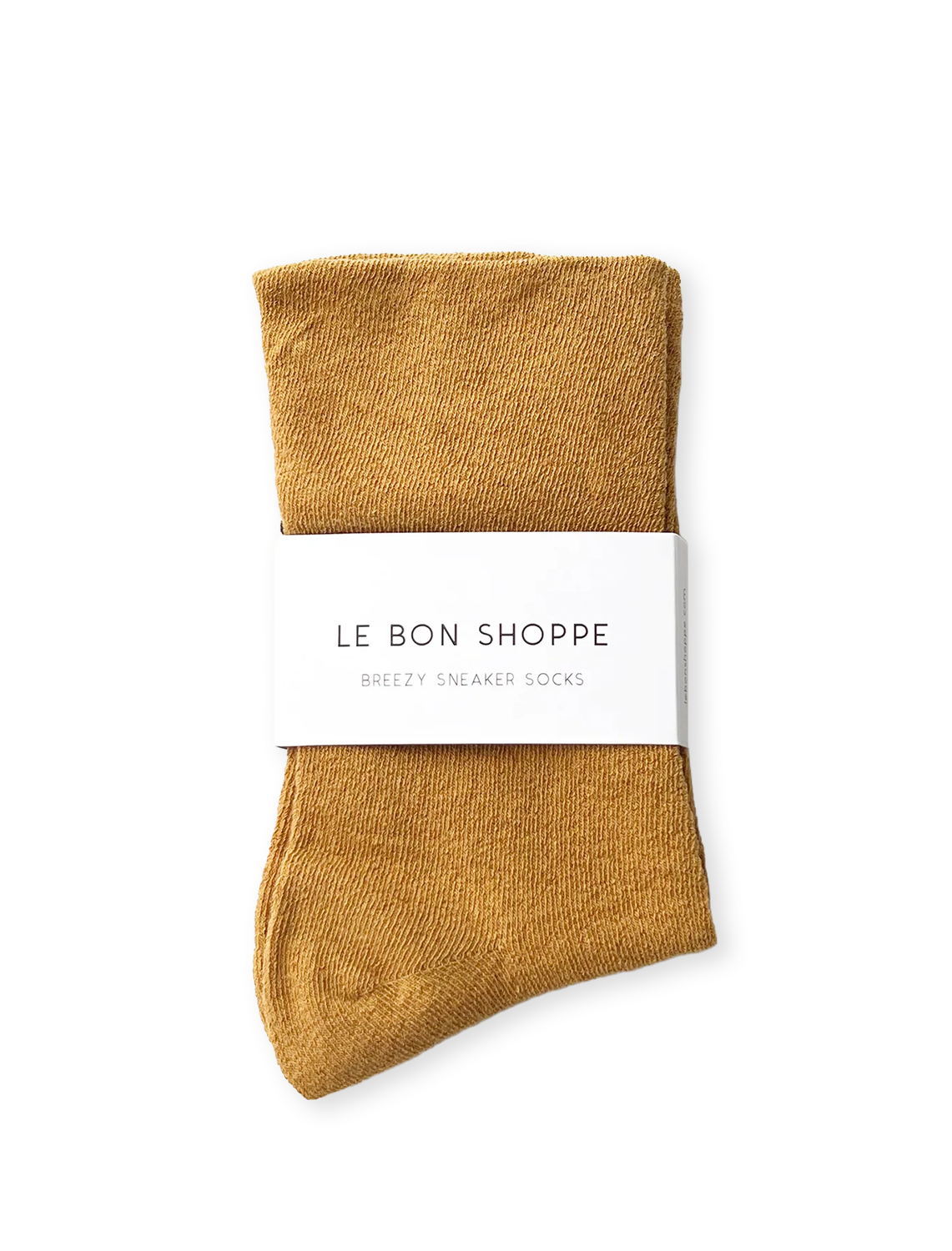 breezy sneaker socks in goldenrod