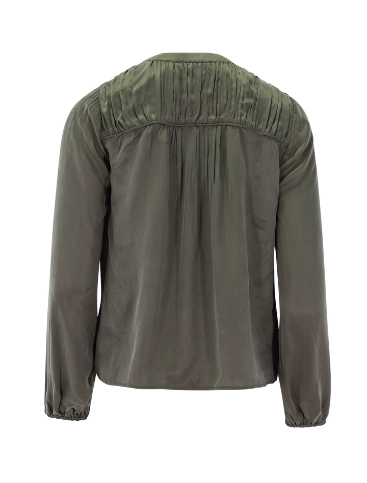 cadence top in washed olive