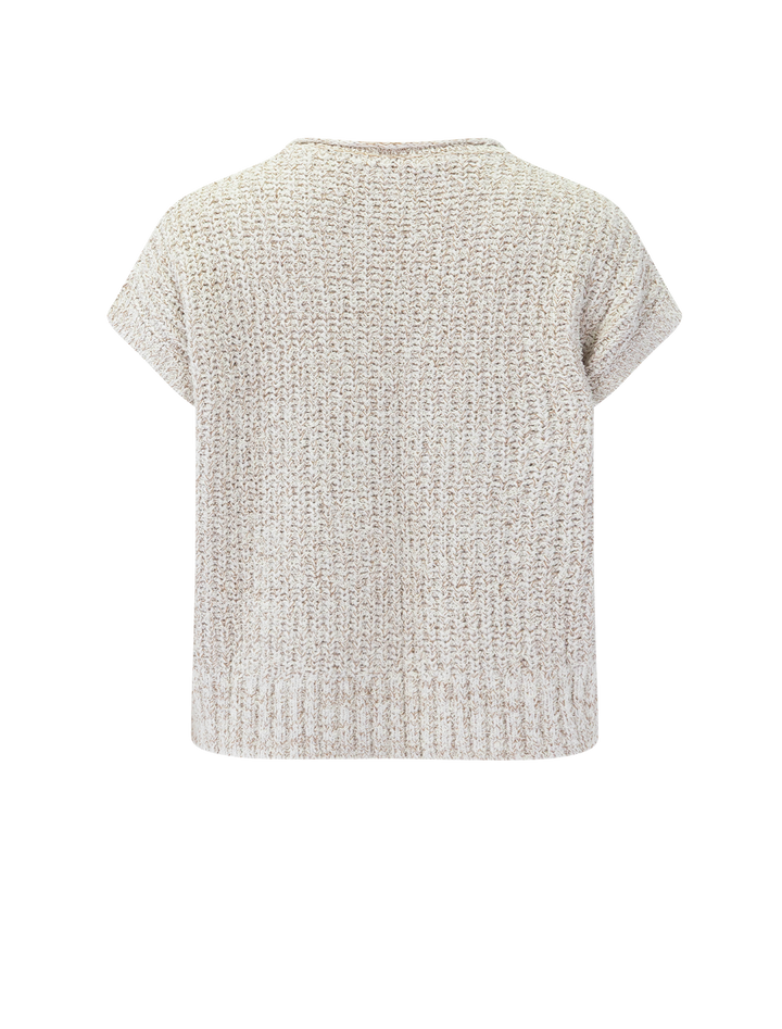 sola sweater in pale oak multi