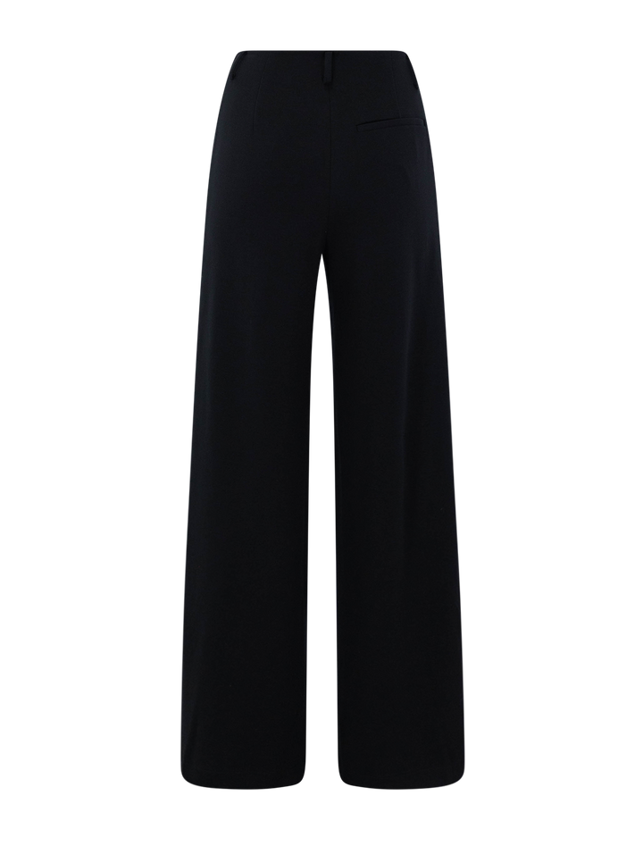 knit pant in black