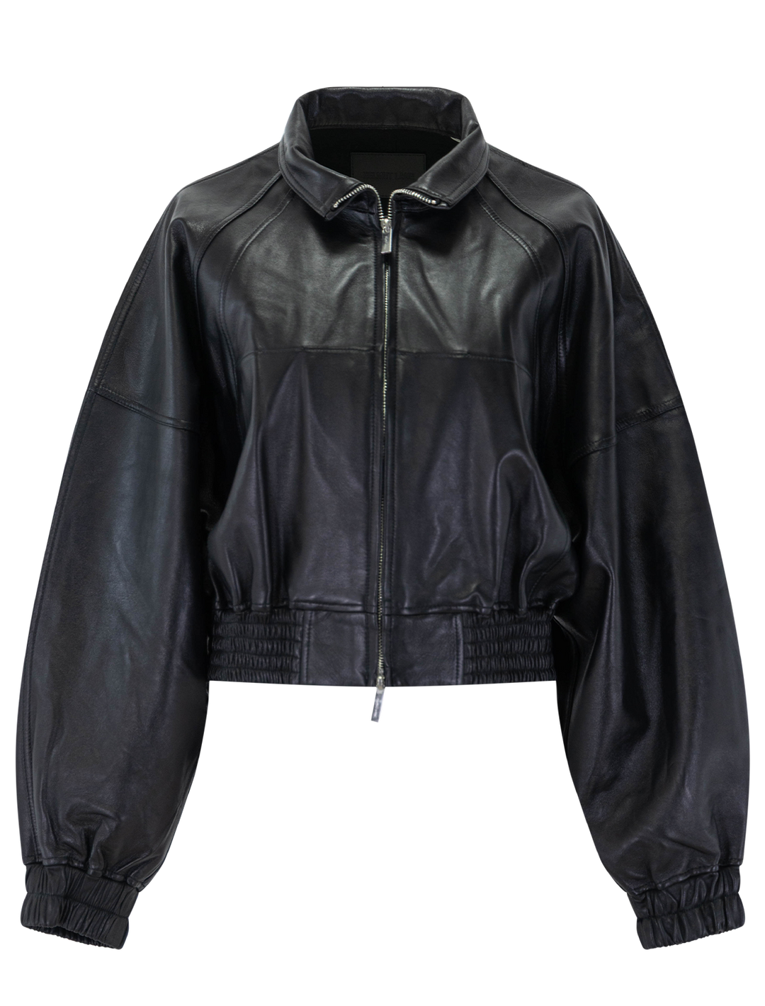bonded leather bomber