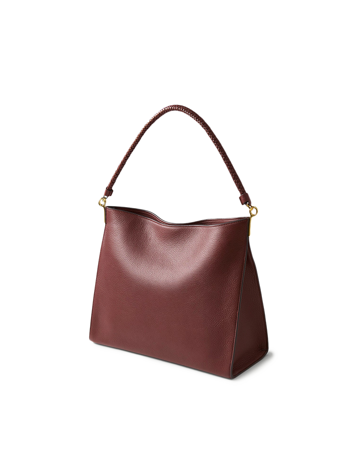 vida bag in burgundy
