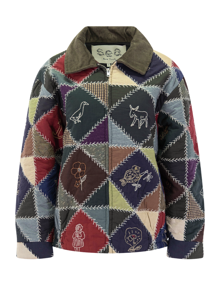 juniper patchwork quilted jacket
