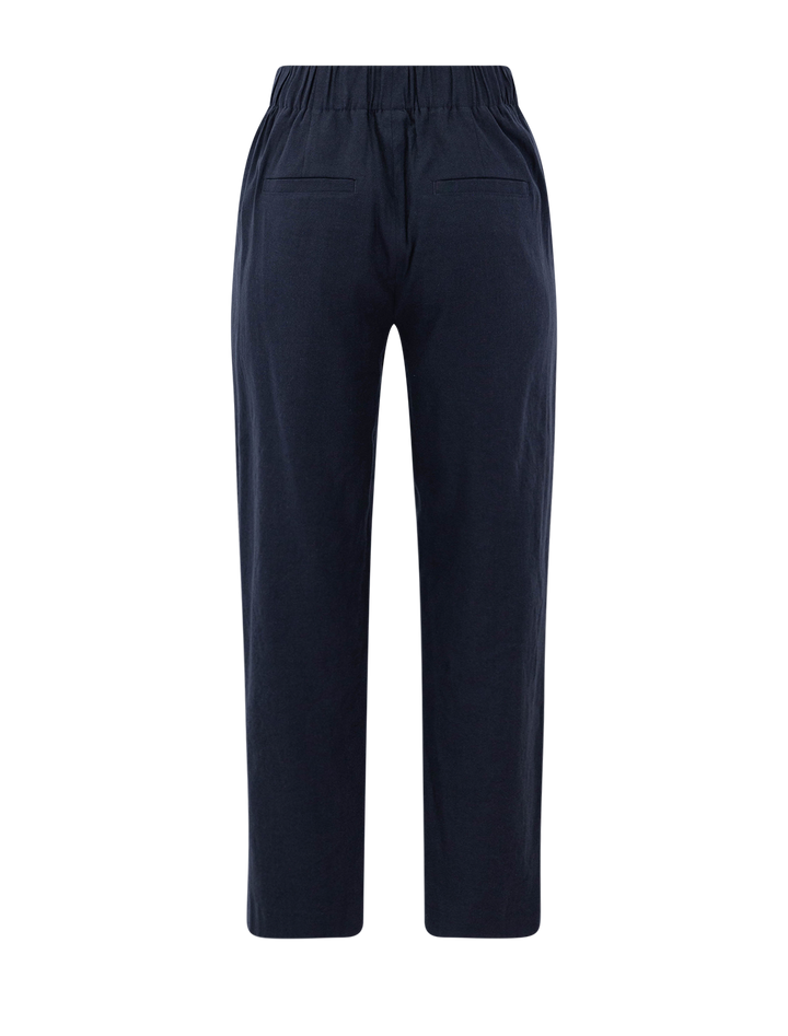 mid rise tapered pull on pant in coastal