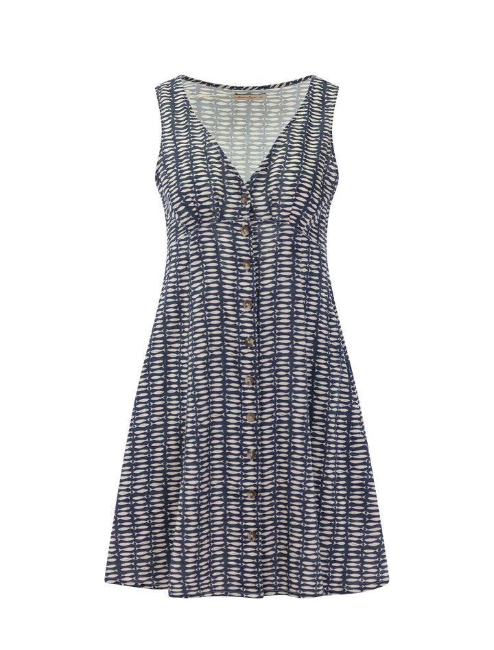 camila in fish print