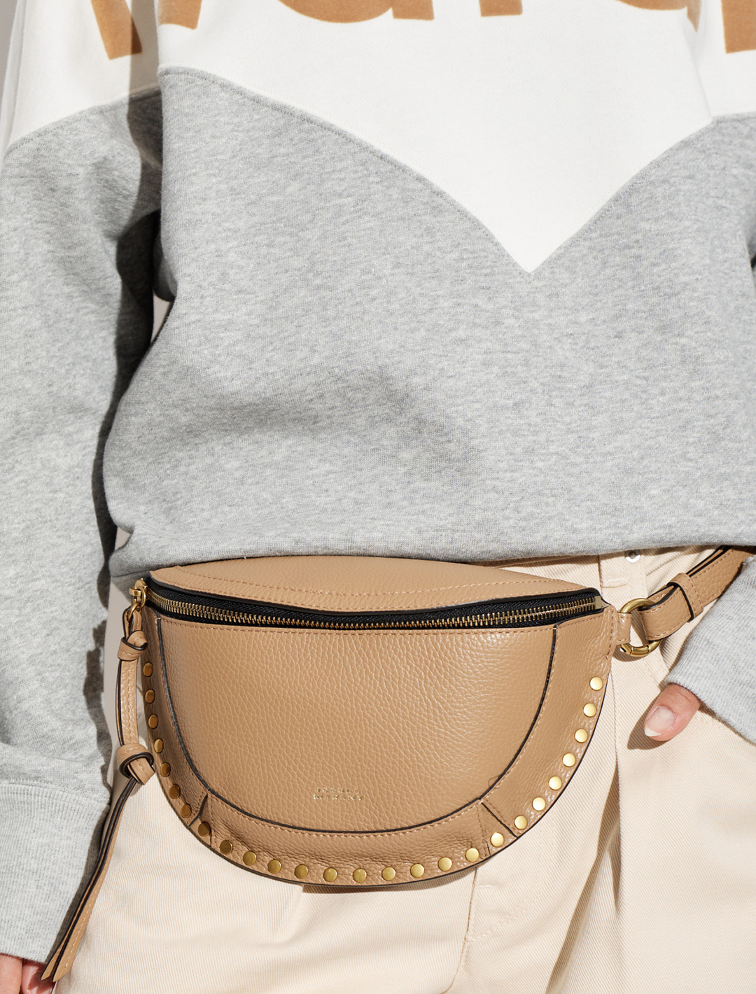 skano belt bag in cappucino