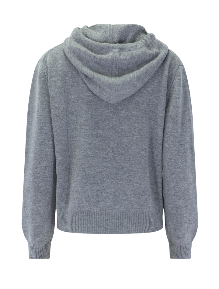 hoodie in smoke grey