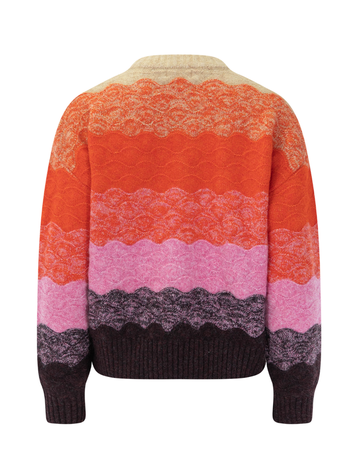 panayo sweater in orange