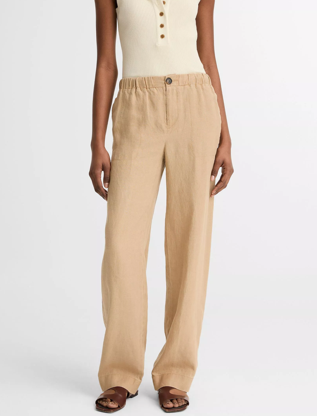 hemp utility pant in brulee