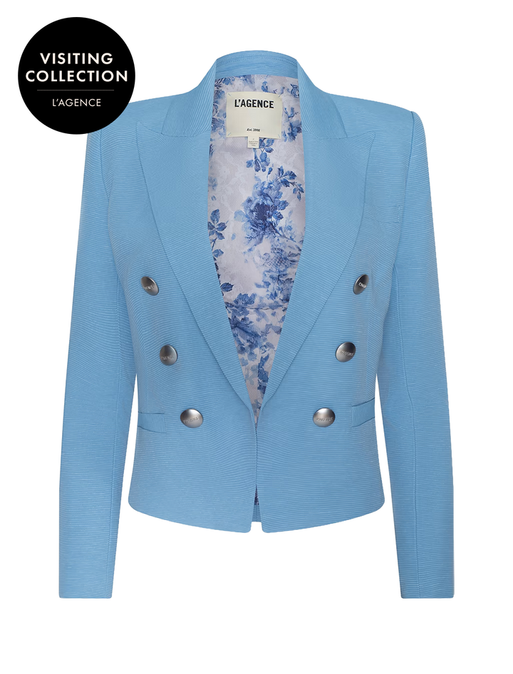brooke blazer in allure blue