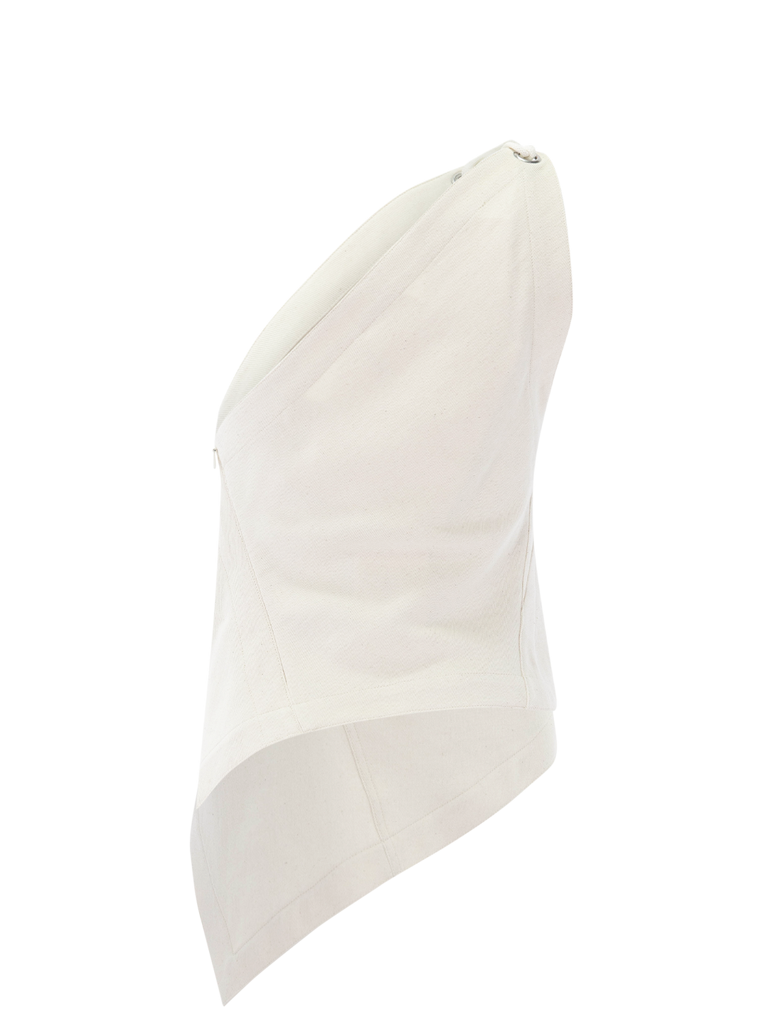 asymmetrical sailor top in muslin