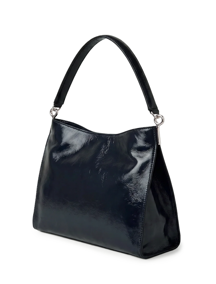 crinkle vida bag in navy