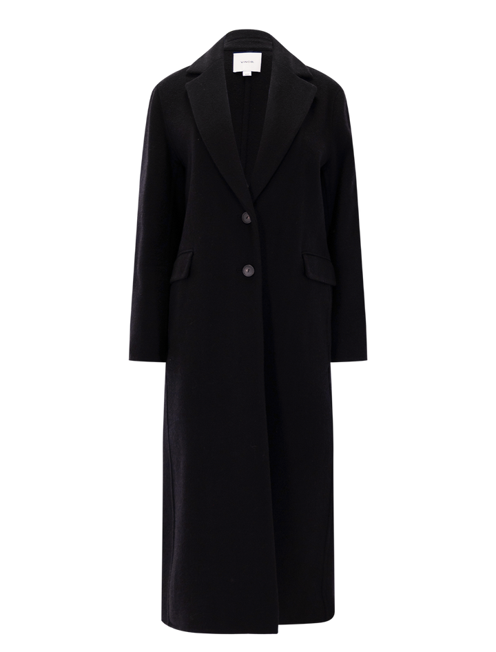 classic coat in black