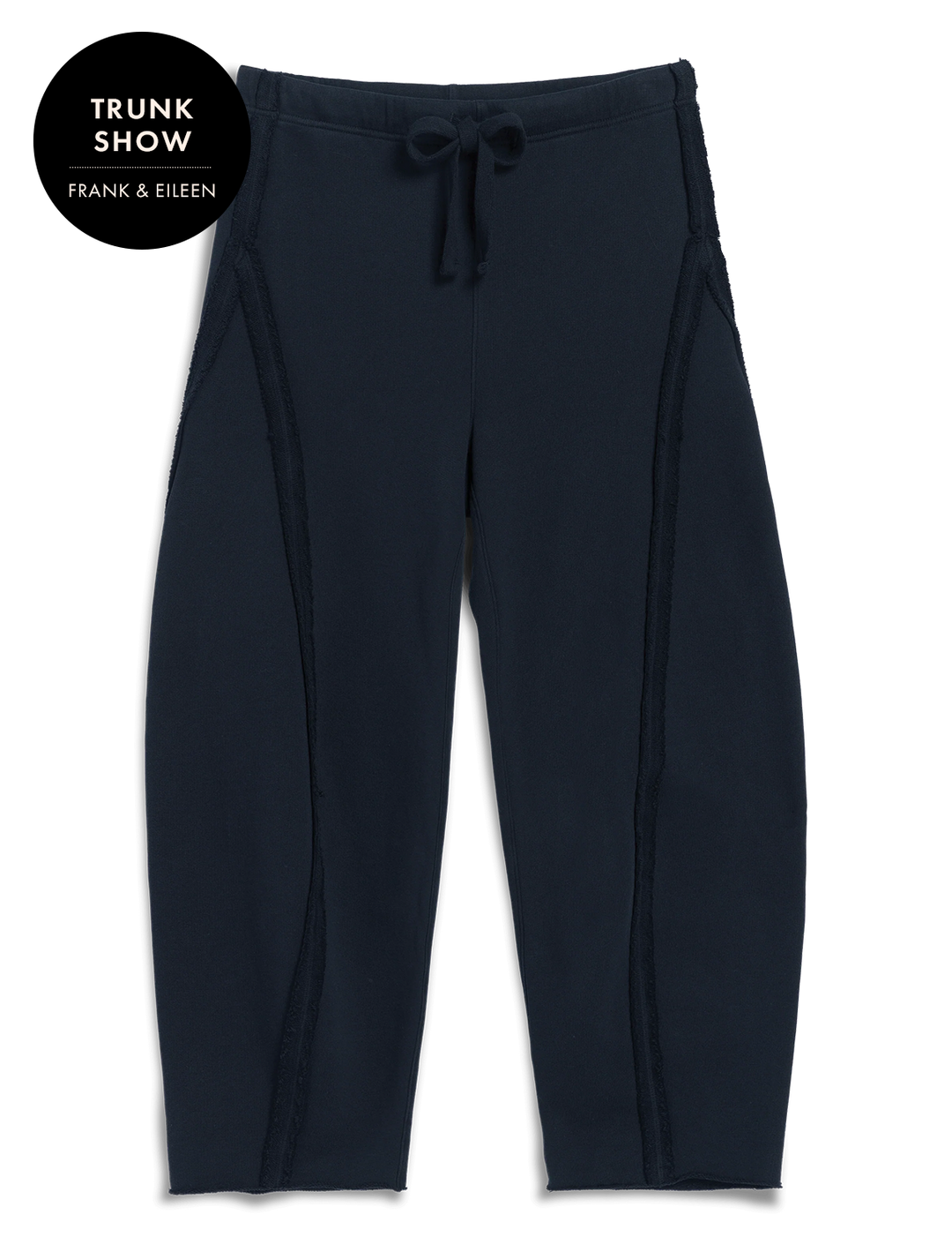 bibi barrel leg sweatpant in british royal navy