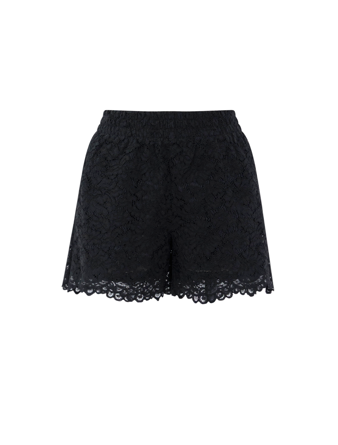 kam short in black lace