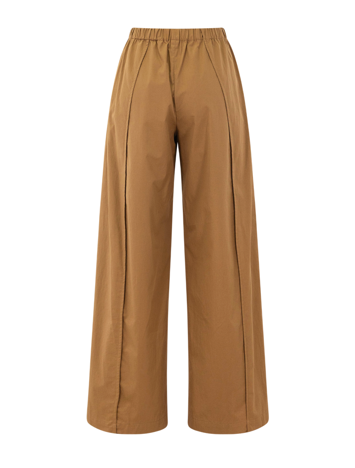 parachute pants in bronze