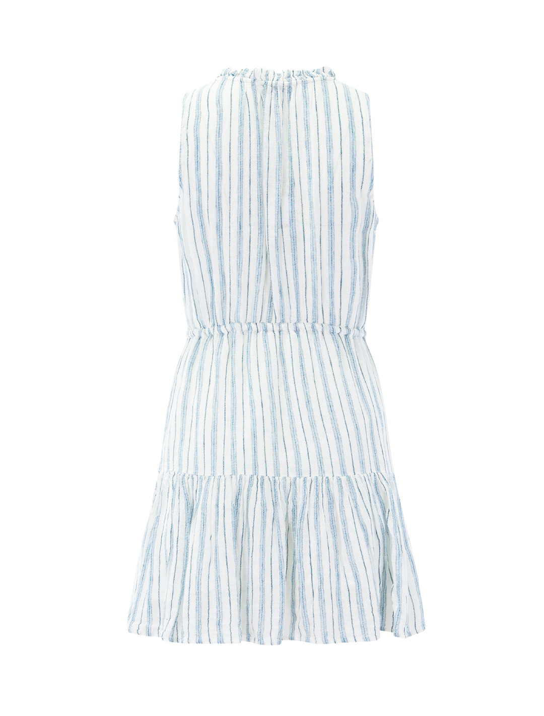albany dress in windward stripe
