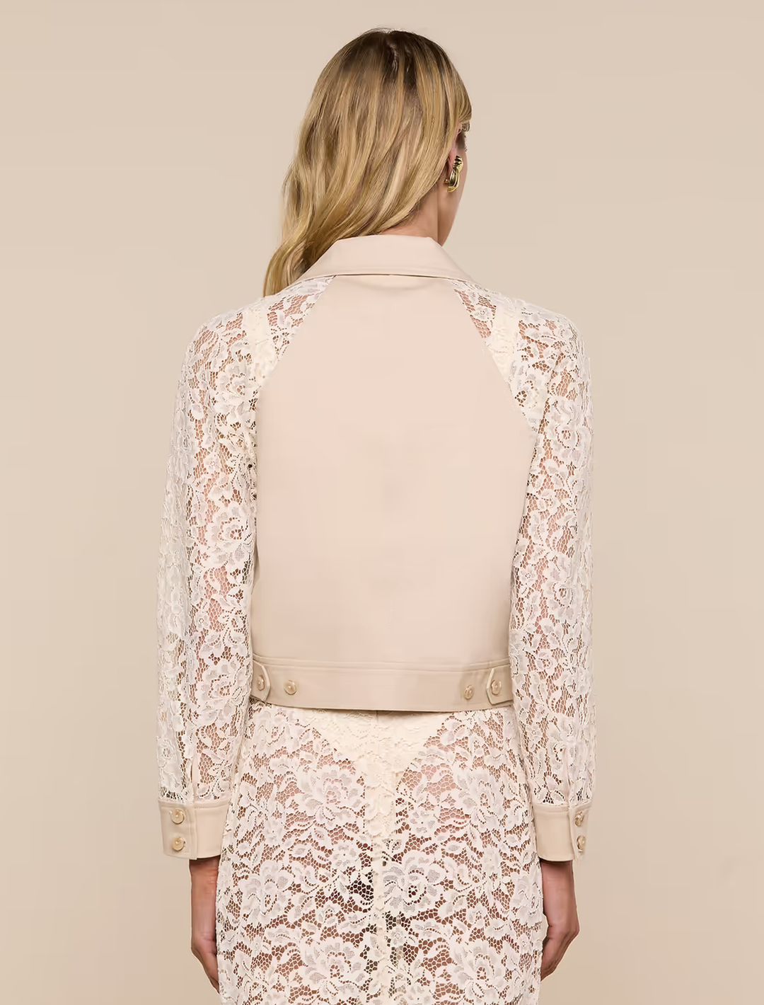 novelle lace trench