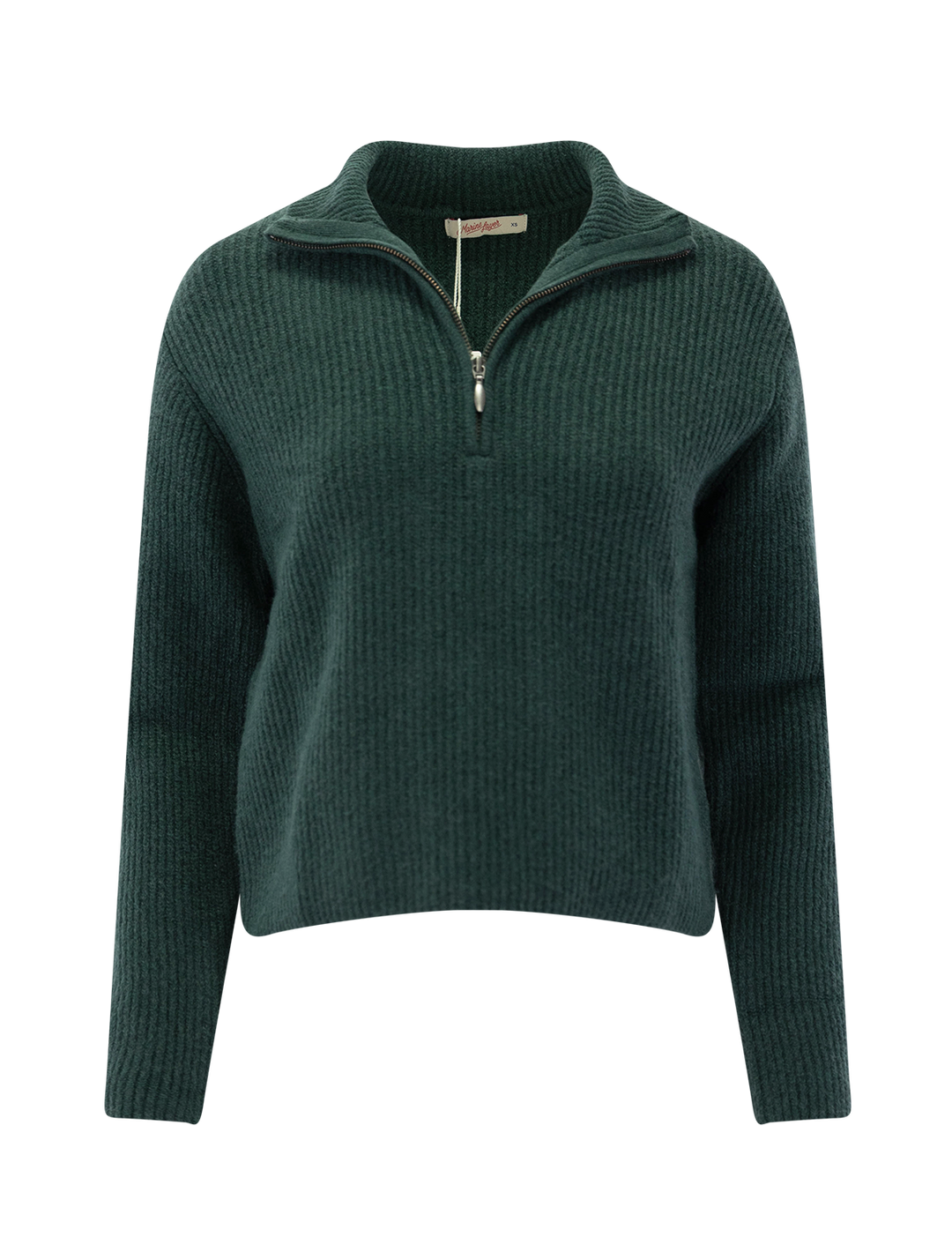 chalet quarter zip sweater in pine